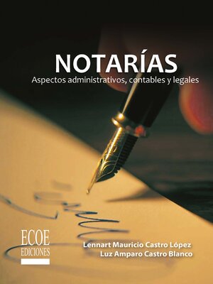 cover image of Notarias